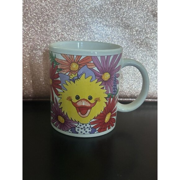Vintage Suzy Spafford A SUZY'S ZOO MUG Suzy Ducken and the Daisies - Picture 1 of 7